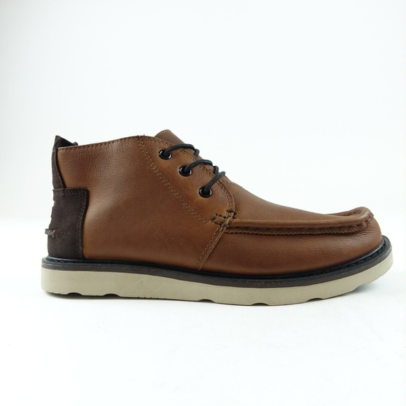 TOMS Men\'s Waterproof Leather Chukka Boots R2S14 main image 6